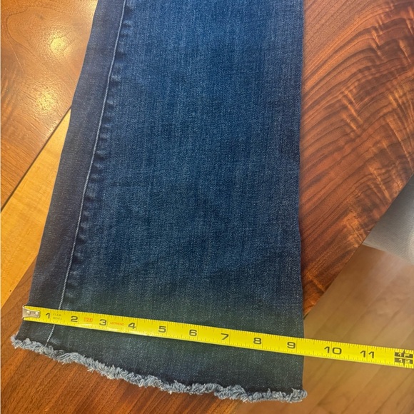 DL1961 Dark Blue Flare Jeans - Picture 4 of 7